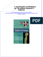 PDF Principles and Practice of Radiation Oncology 7Th Edition Edward C Halperin Ebook Full Chapter