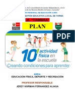 Plan Anual 10 Actividad Física