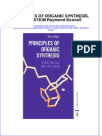 Textbook Principles of Organic Synthesis 3Rd Edition Raymond Bonnett Ebook All Chapter PDF