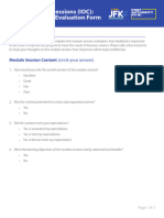 Module Eval Form