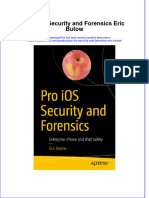 Textbook Pro Ios Security and Forensics Eric Butow Ebook All Chapter PDF