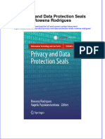 Textbook Privacy and Data Protection Seals Rowena Rodrigues Ebook All Chapter PDF