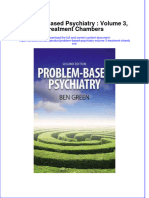 Textbook Problem Based Psychiatry Volume 3 Treatment Chambers Ebook All Chapter PDF
