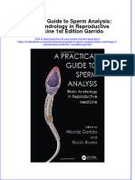 Textbook Practical Guide To Sperm Analysis Basic Andrology in Reproductive Medicine 1St Edition Garrido Ebook All Chapter PDF