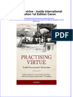 Download textbook Practising Virtue Inside International Arbitration 1St Edition Caron ebook all chapter pdf 