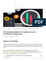 A Complete Guide To Cryptocurrency Trading For Beginners - Binance Academy