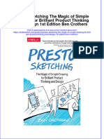 Textbook Presto Sketching The Magic of Simple Drawing For Brilliant Product Thinking and Design 1St Edition Ben Crothers Ebook All Chapter PDF