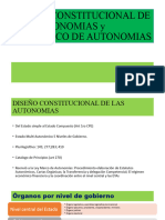 Autonomias Municipales y Ley Marco de Autonomias.