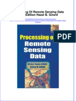Download textbook Processing Of Remote Sensing Data First Edition Hazel B Girard ebook all chapter pdf 