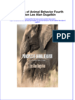 Download pdf Principles Of Animal Behavior Fourth Edition Lee Alan Dugatkin ebook full chapter 