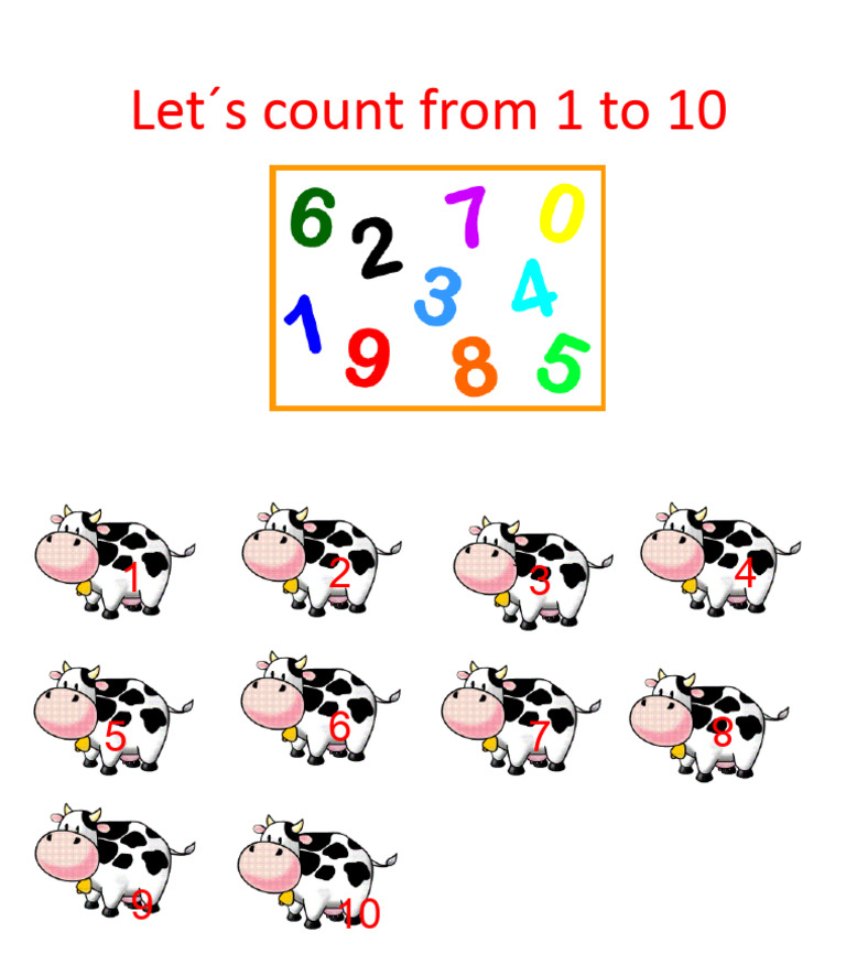 Numbers+From+1+to+10 | PDF