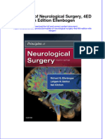 PDF Principles of Neurological Surgery 4ed 4Th Edition Ellenbogen Ebook Full Chapter