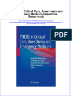 Full Chapter Pocus in Critical Care Anesthesia and Emergency Medicine Noreddine Bouarroudj PDF