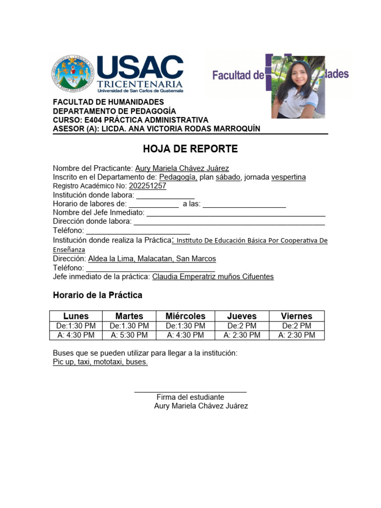 Guía Práctica Administrativa E404 | PDF | Análisis FODA | Institución