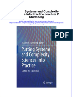 Textbook Putting Systems and Complexity Sciences Into Practice Joachim P Sturmberg Ebook All Chapter PDF