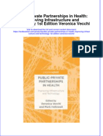 Public-Private Partnerships in Health: Improving Infrastructure and Technology 1st Edition Veronica Vecchi