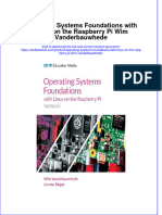 Download full chapter Operating Systems Foundations With Linux On The Raspberry Pi Wim Vanderbauwhede pdf docx