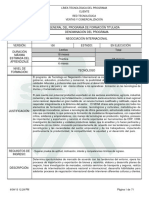 Tecnólogo en Negociación Internacional