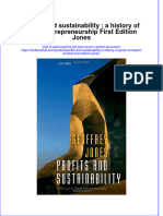 Textbook Profits and Sustainability A History of Green Entrepreneurship First Edition Jones Ebook All Chapter PDF