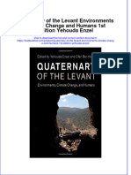 Download textbook Quaternary Of The Levant Environments Climate Change And Humans 1St Edition Yehouda Enzel ebook all chapter pdf 