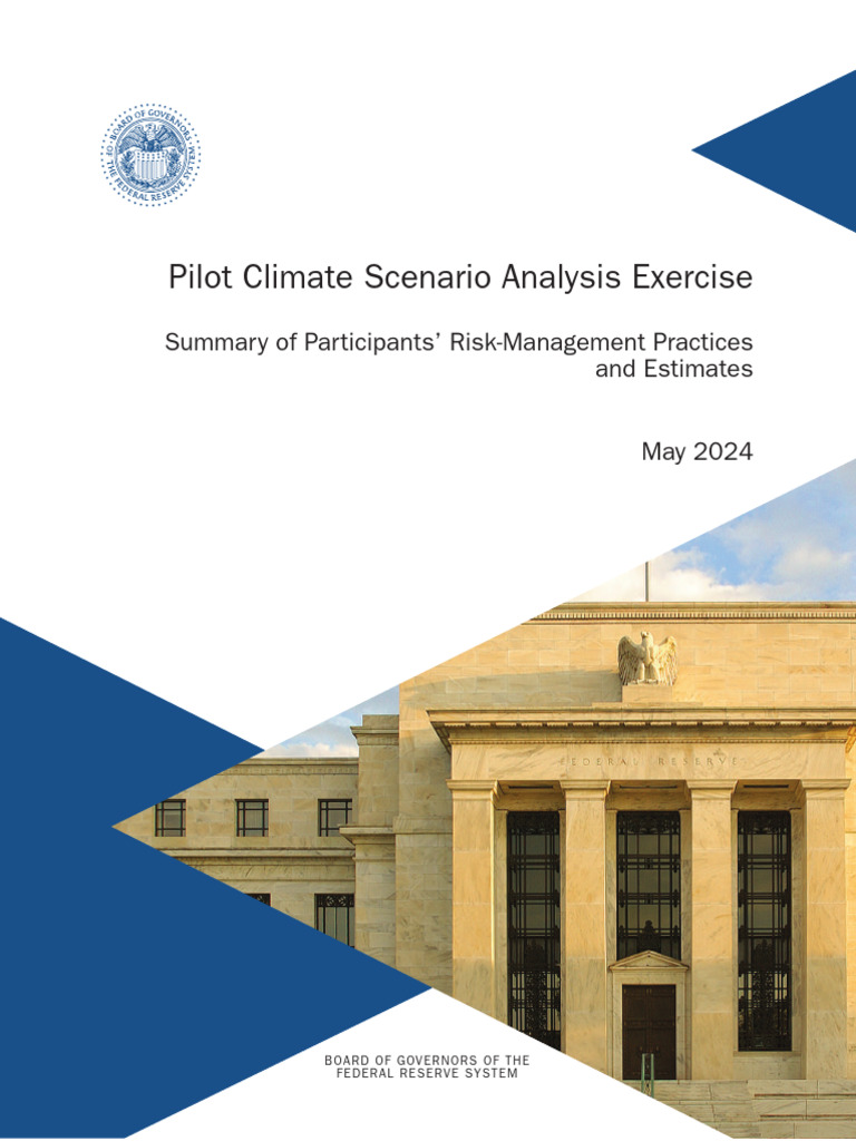 Federal Reserve Climate Risk Analysis Report | PDF | Risk | Risk Management