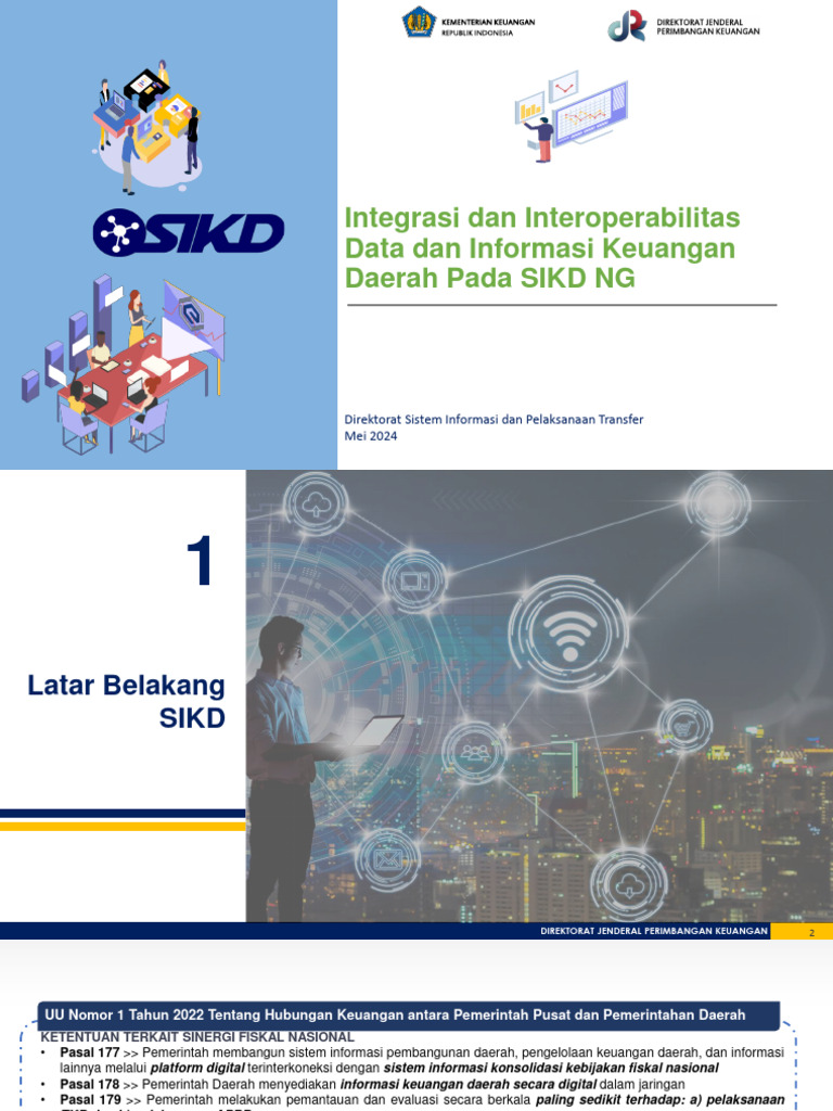 Integrasi Data Keuangan Daerah SIKD NG | PDF | Pengelolaan Keuangan & Uang