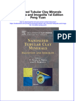 Full Chapter Nanosized Tubular Clay Minerals Halloysite and Imogolite 1St Edition Peng Yuan PDF