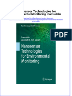 Full Chapter Nanosensor Technologies For Environmental Monitoring Inamuddin PDF