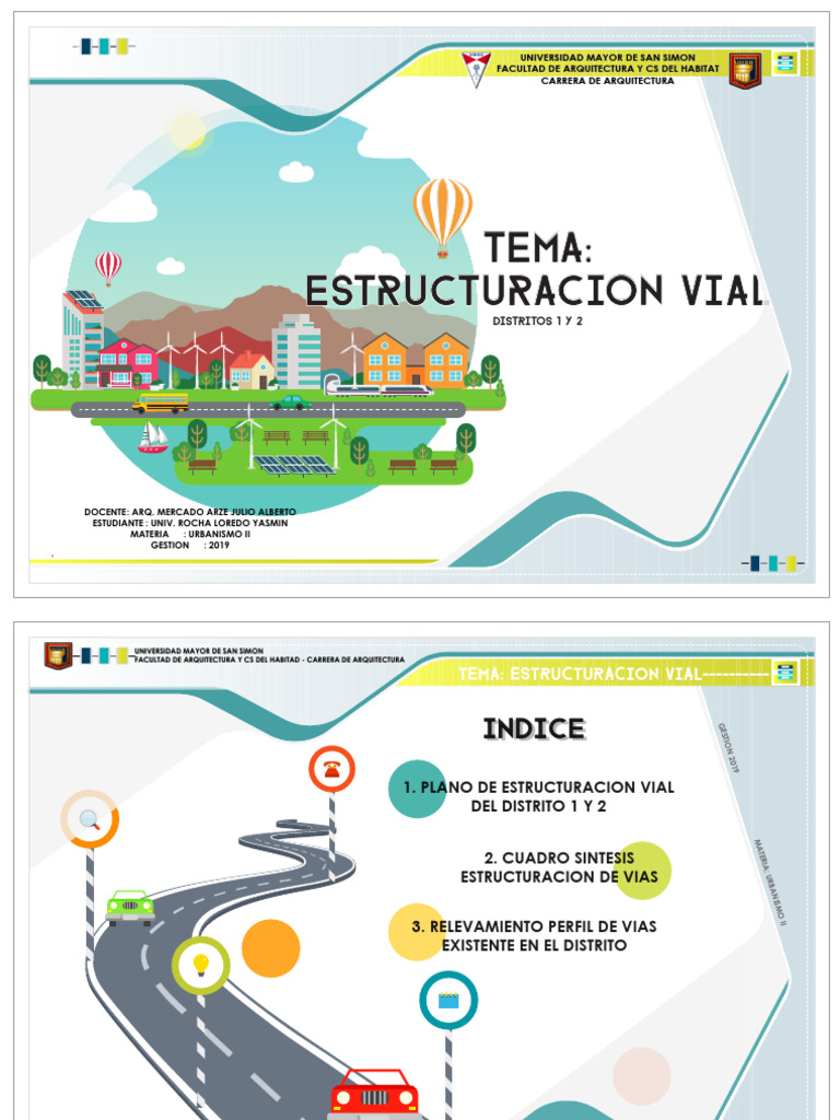 Estructuración Vial en Distritos 1 y 2 | PDF | Peatonal | Tráfico
