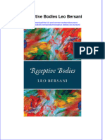 Textbook Receptive Bodies Leo Bersani Ebook All Chapter PDF