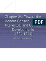 Chapter 24 - Modern Consciousness Intellectual and Cultural Developments