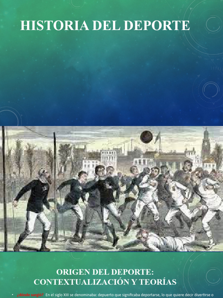 Origen y Evolución del Deporte | PDF | Deportes | Instinto