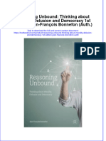 Textbook Reasoning Unbound Thinking About Morality Delusion and Democracy 1St Edition Jean Francois Bonnefon Auth Ebook All Chapter PDF