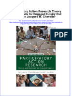 Full Chapter Participatory Action Research Theory and Methods For Engaged Inquiry 2Nd Edition Jacques M Chevalier PDF