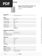 APC Easy-UPS-3M E3MUPS60KH