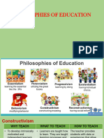 Chapter 8 Philosophies of Education