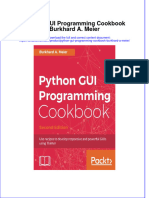 Download textbook Python Gui Programming Cookbook Burkhard A Meier ebook all chapter pdf 