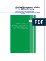 Textbook Oxford Studies in Philosophy of Religion Vol 7 1St Edition Kvanvig Ebook All Chapter PDF