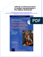 Textbook Oxford Textbook of Advanced Heart Failure and Cardiac Transplantation 1 Har PSC Edition Domanski Ebook All Chapter PDF