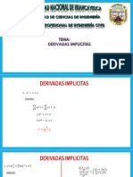 Derivadas Implicitas