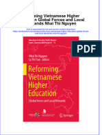 PDF Reforming Vietnamese Higher Education Global Forces and Local Demands Nhai Thi Nguyen Ebook Full Chapter