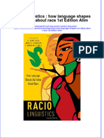 Textbook Raciolinguistics How Language Shapes Our Ideas About Race 1St Edition Alim Ebook All Chapter PDF
