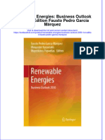 Textbook Renewable Energies Business Outlook 2050 1St Edition Fausto Pedro Garcia Marquez Ebook All Chapter PDF