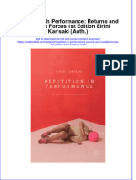 Textbook Repetition in Performance Returns and Invisible Forces 1St Edition Eirini Kartsaki Auth Ebook All Chapter PDF