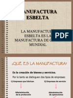 (4) Manufactura Esbelta