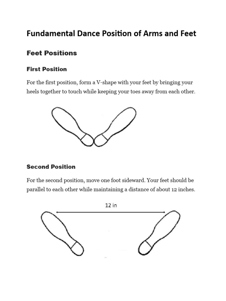 Fundamental Dance Positions Guide | PDF | Foot