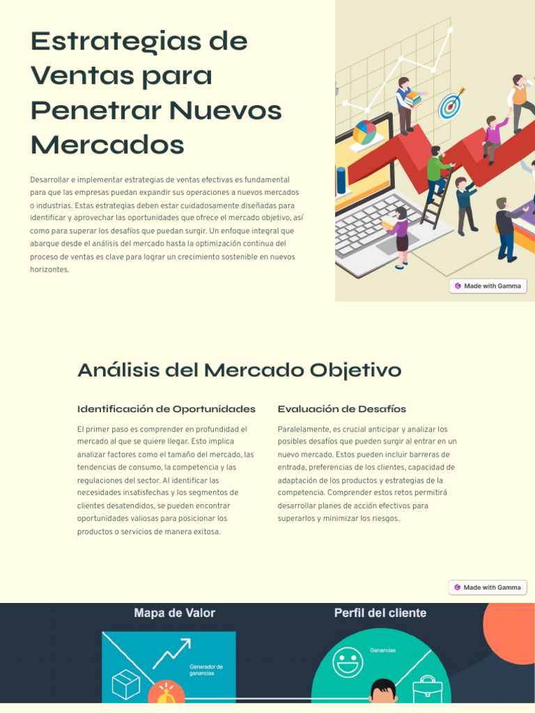 Estrategias de Ventas para Penetrar Nuevos Mercados | PDF | Marketing ...