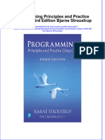 Full Chapter Programming Principles and Practice Using C Third Edition Bjarne Stroustrup PDF