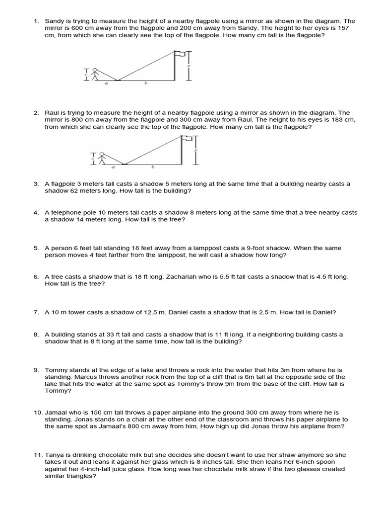 Geometry Problem Set | PDF | Rectangle | Geometry