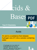 Acids & Bases Y9